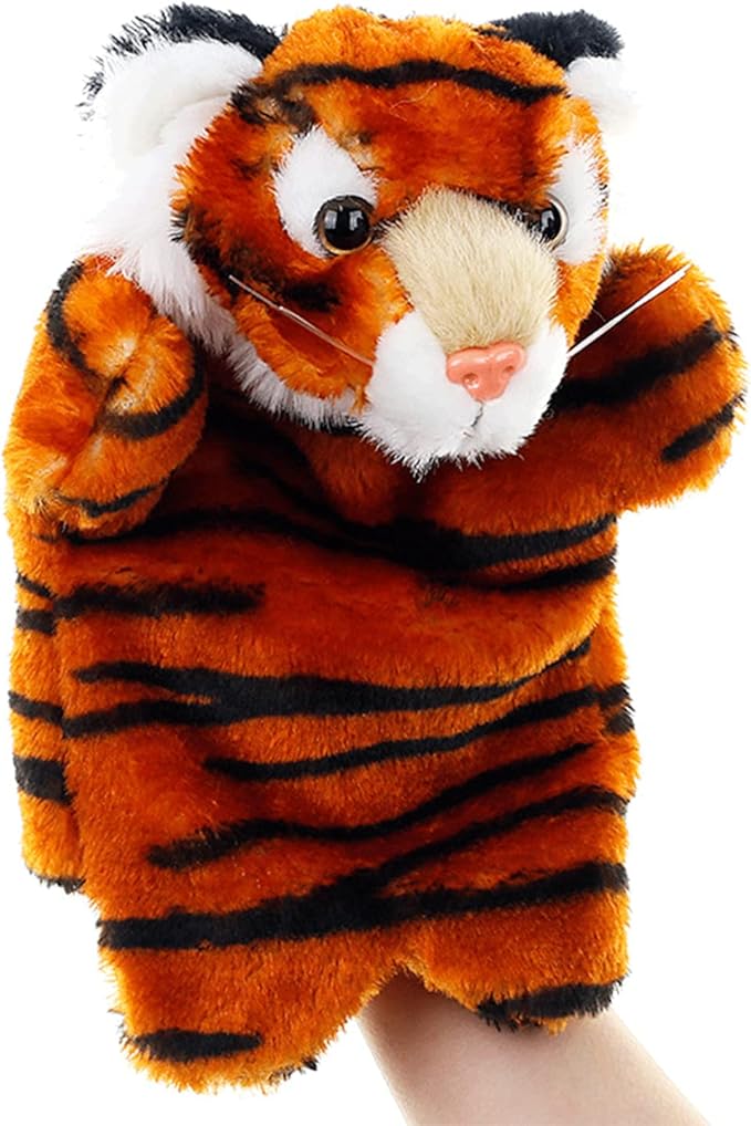 RIY Hand Puppet - Forest Animals Friends Educational Puppets Tiger