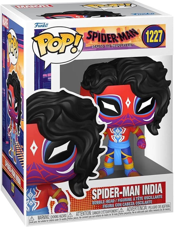 Funko POP! Vinyl: Spider-Man: Across The Spider-Verse - Spider-Man India - Pavitr Prabhakar - Spider-Man - Collectable Vinyl Figure - Gift Idea - Official Merchandise - for Kids & Adults