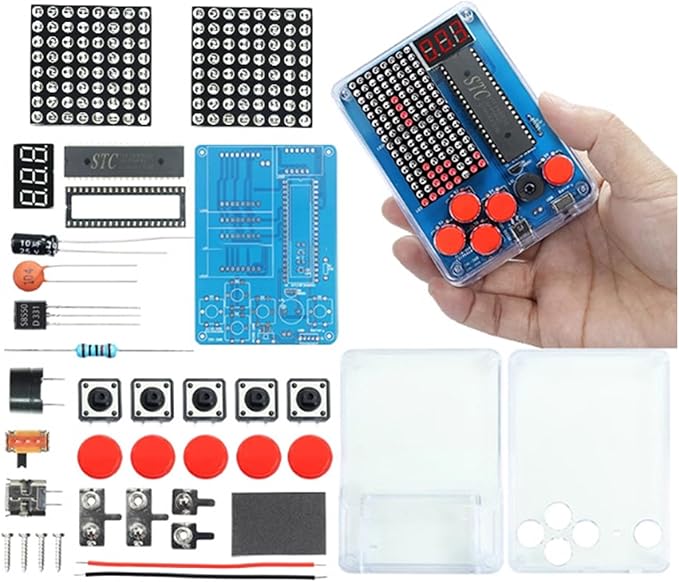 Soldering Kits, DIYer Classical Electronic Soldering 4 Games Including for STEM Projects Family Fun High School Training