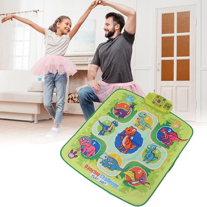 Light Soft Folding Music Dance Pad, Educational Electronic Dance Pad for Children and Adults