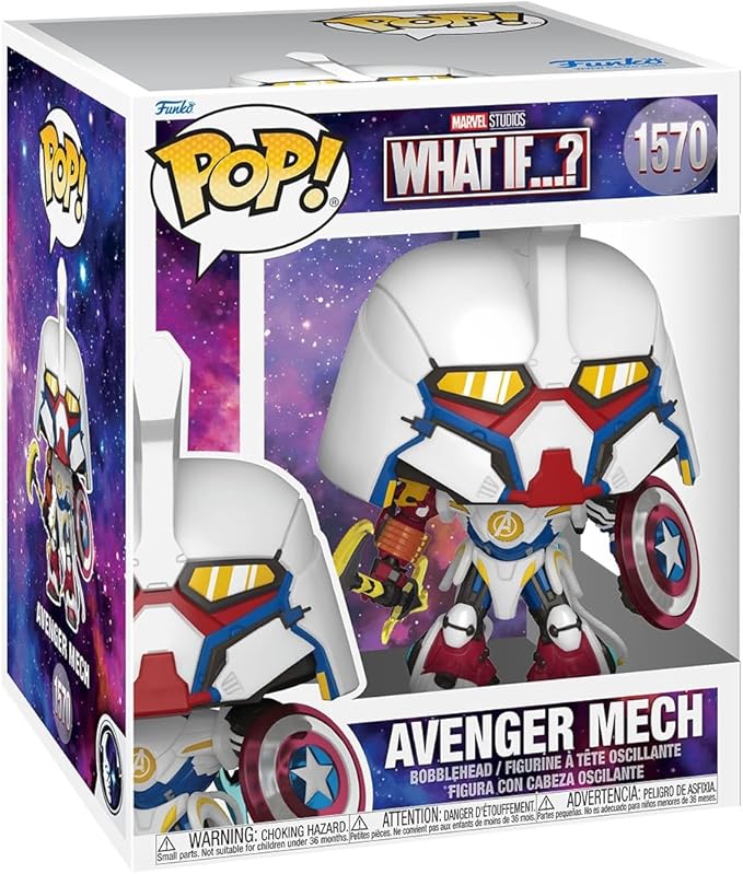 Funko Pop! Super Marvel: What If - Avenger Mech - Collectable Vinyl Figure - Gift Idea - Official Merchandise - Toys for Kids & Adults - Marvel Fans - Model Figure for Collectors and Display