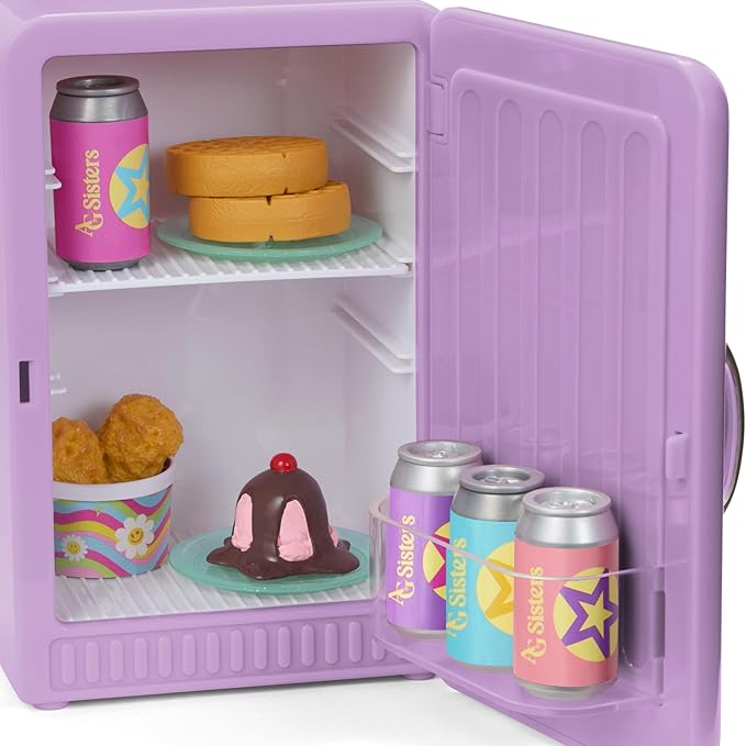American Girl, AG Sisters Sleepover Snacks Set, Doll Playset, for 14.5-inch Dolls, 17 pcs, for Ages 4+