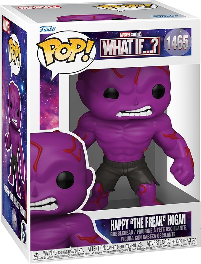 Funko POP Vinyl: Marvel What If - Happy The Freak Hogan - Collectable Vinyl Figure - Gift Idea - Official Merchandise - for Kids & Adults - TV Fans - Model Figure for Collectors and Display