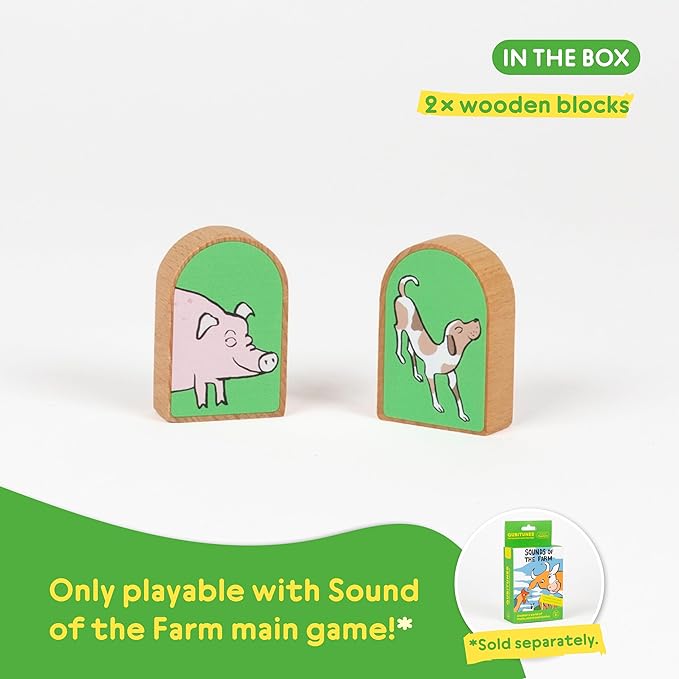Interactive Audio Play Stage Game | Sounds of The Farm Expansion Set |Create Sound & Stories | Listen, Learn and Play | Ages 3+ Boys & Girls