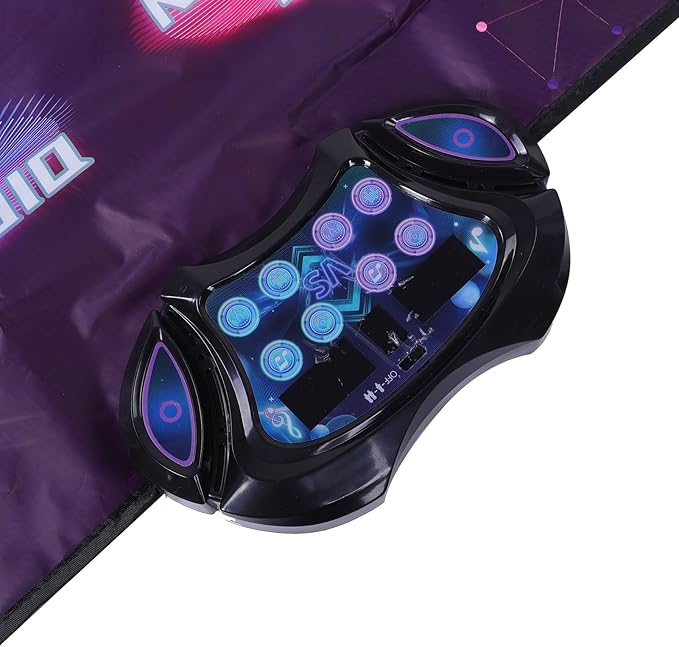 Dance Mat, Music Electronic Music Dance Pad 8 Game Modes Dual Player Interactive Game Quiet for Kids Boys Girls Birthday Gift