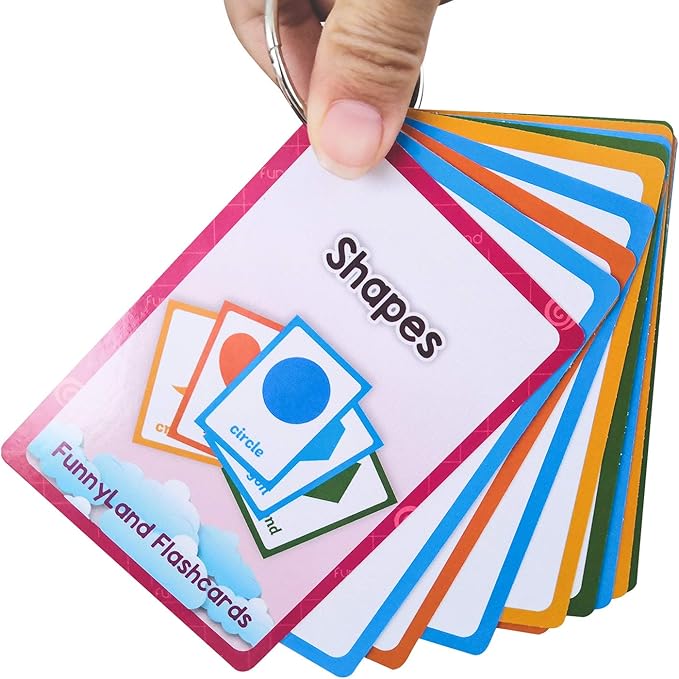 13PCS/Set Shapes Kids Gifts English Flash Cards Pocket Card Educational Learning Baby Toys for Children Pre-Kindergarten