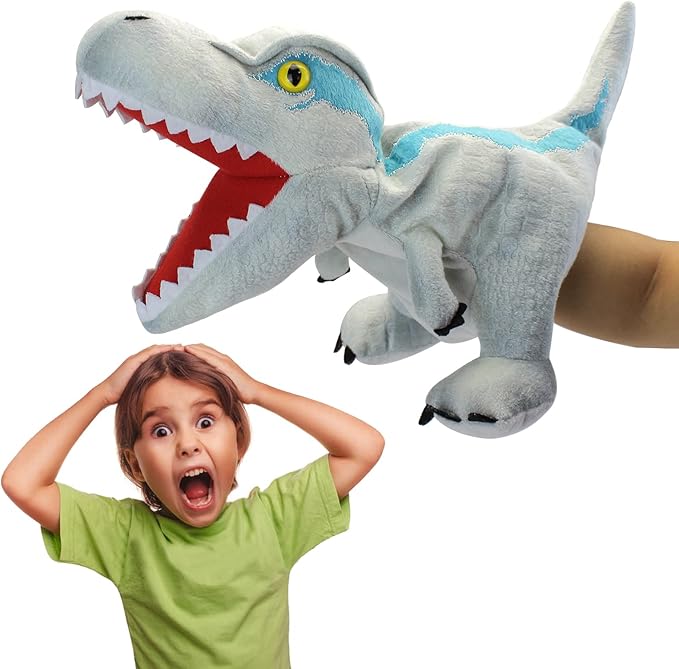 Puppet s Hand Pupp ETS for Kids, Dinosau r Hand Puppets Dinosau r Toys Plush Puppet Stuffed Hand Puppet Dinosaur Toy,Puppe t Story Toys Dinosaur Puppets Dinosaur Toys for Kids