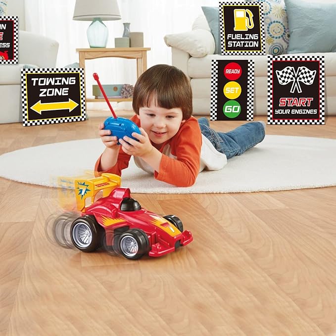 Huray Rayho Race Car Birthday Party Supplies Checkered Flags Racing Happy Birthday Party Signs Cutouts Cars Birthday Party Supplies Let's Go Racing Party Supplies for Kids Race Fans