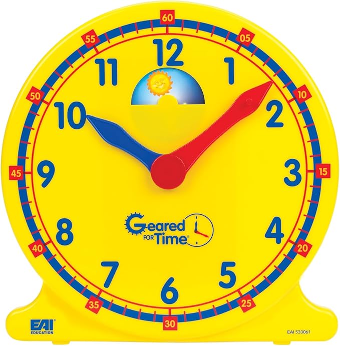 EAI Education Geared for Time® Demonstration Clock