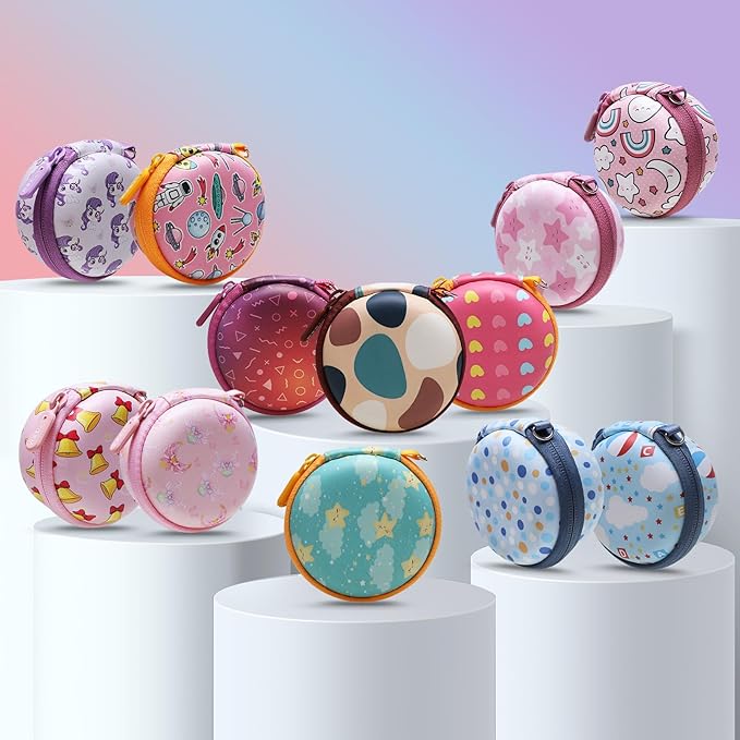 LTGEM Case Compatible with Tamagotchi Pix/Tamagotchi Original, Protective Carrying Case with Lanyard Neck Strap (Orange)