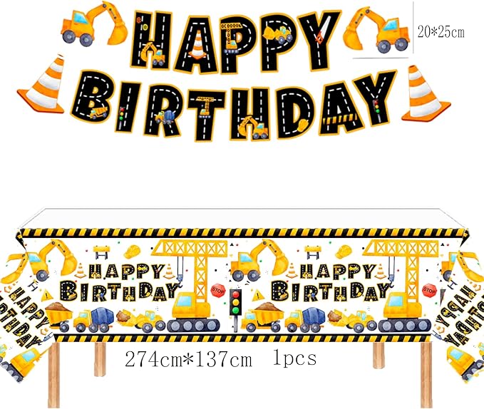 90 Pcs Dump Truck Party Decorations for Boys Baby .Construction 3rd Birthday Party Supplies，Construction 3rd for Boys, Construction Birthday Party Supplies for 3 Year Old Boy