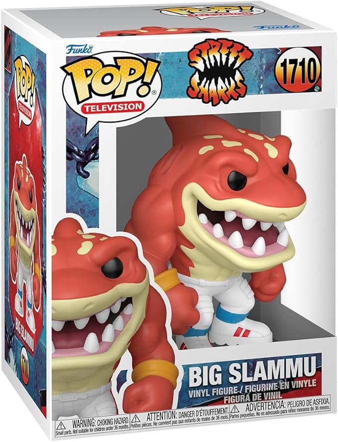 Funko Pop! TV: Street Sharks - Big Slammu - Collectable Vinyl Figure - Gift Idea - Official Merchandise - Toys for Kids & Adults - Ad Icons Fans - Model Figure for Collectors and Display