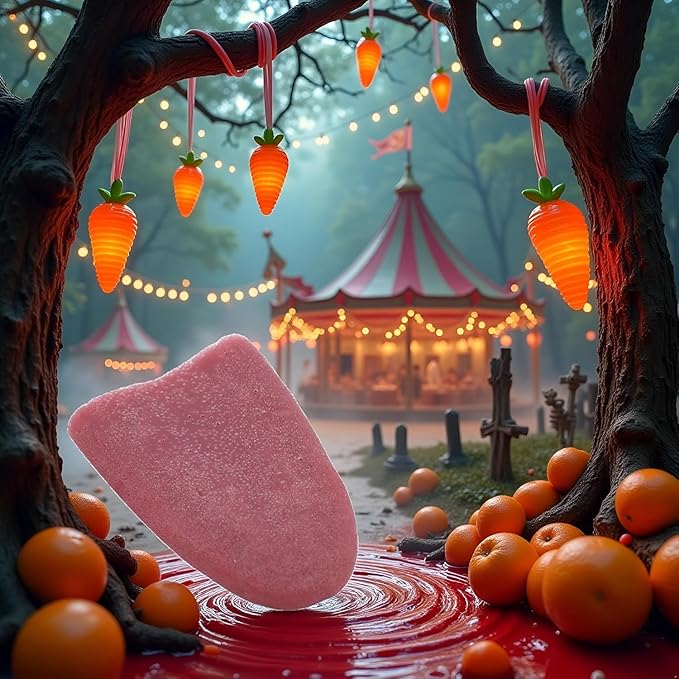 Realistic Fake Tongue Magic Trick Prop, Novelty Gag for April Fools' Day Halloween Pranks and Magician Accessories