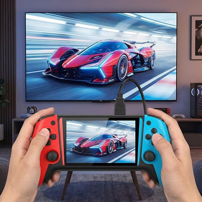 Super Q21 Retro Handheld Game Console with 500 Built-in Classic Games, 3.0" LCD, Rechargeable Battery, TV Output, Portable Mini Gaming System for Kids & Adults, Christmas Best Gifts