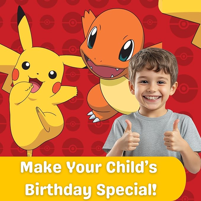 Pokemon Balloons | 8 Latex and 2 Punch Balloons | Pokemon Birthday Decorations | Party Supplies | Officially Licensed