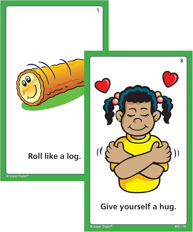 Super Duper Publications | Move Your Body Fun Deck | Occupational Therapy Flash Cards | Educational Learning Materials for Children