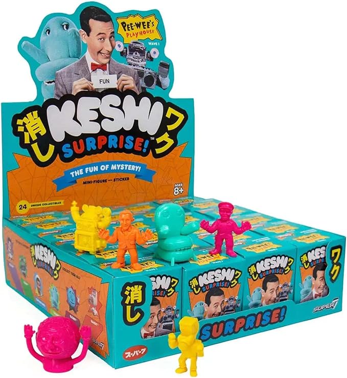 Pee-Wee's Playhouse Wave 1 Keshi Surprise Mystery Figure | One Random