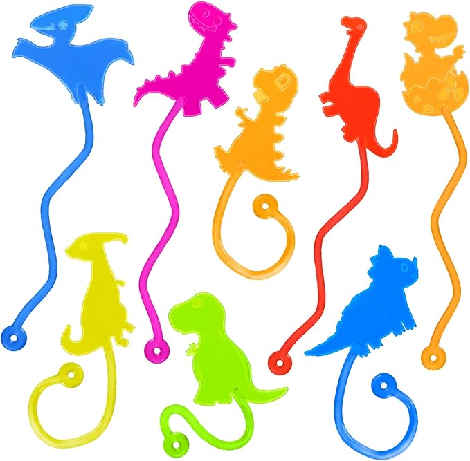 30 PCS Sticky Hands Bulk Dinosaur Party Favors for Kids 4-8,8-12 Year Stretchy Sticky Hand Feet Goodie Bags Stuffers for Kids Small Mini Classroom Prizes End of Year Student Gifts Birthday Trinkets
