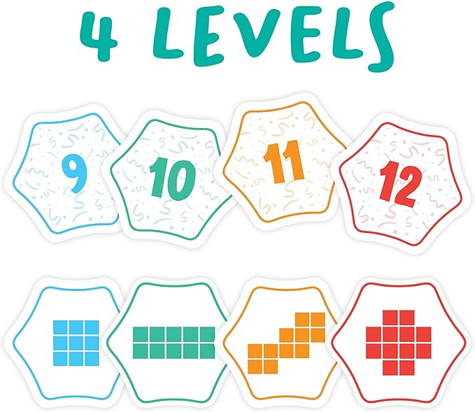 Pattern Party — Head-to-Head Puzzle Game by FlexiQ, Brain Teasers for Kids 5+, Board Games for Family Night