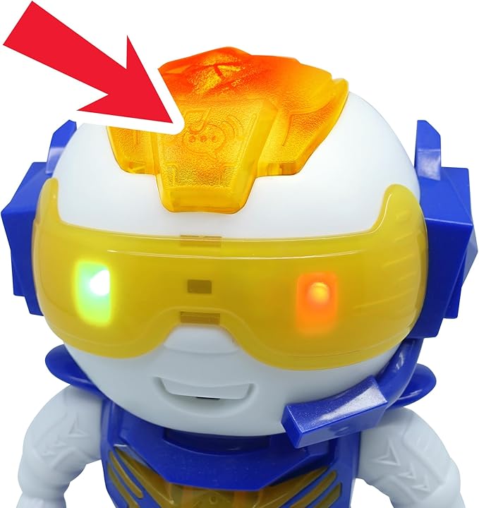 Dragon-i: ChatiBot - Blue - The Farting Talk-Back Dancing Robot, Infa-Red Remote Control, Music-Sounds, LED Color Changing, Character Figure, Kids 3+