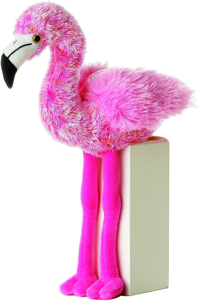 Aurora® Adorable Mini Flopsie™ Flavia™ Stuffed Animal - Mini Companions Ready for Playful Adventures - for Kids All Ages, Toddlers, Adults, and Families - Pink 8 Inches