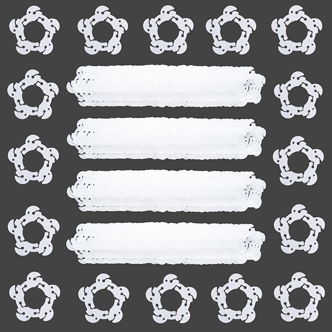 Miliocry 200PCS Balloon Arch Clips, Reusable Balloon Clips for Balloon Arch, Plastic Balloon Supplies for Stand, Balloon Garland Clips for Party Wedding Baby Shower Decorations