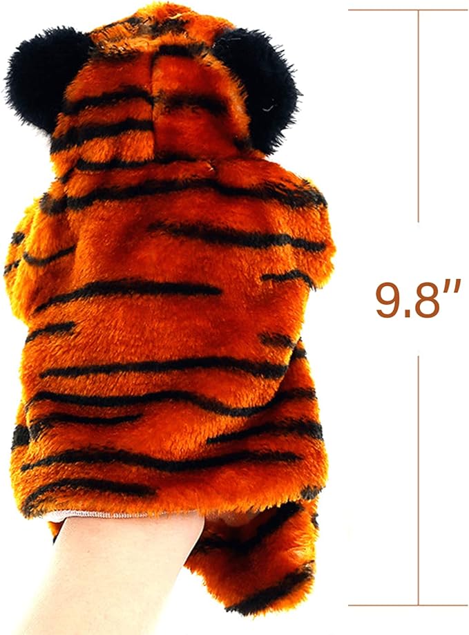 RIY Hand Puppet - Forest Animals Friends Educational Puppets Tiger