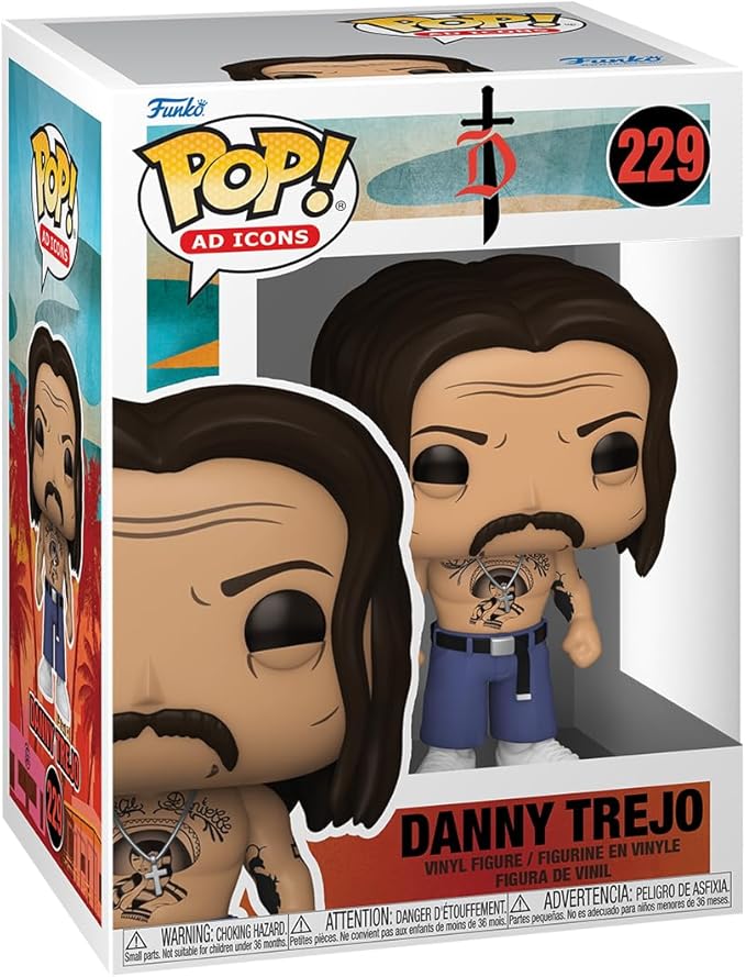 Funko POP! Ad Icon: Danny Trejo - Collectable Vinyl Figure - Gift Idea - Official Merchandise - for Kids & Adults - Horror Fans - Model Figure for Collectors and Display