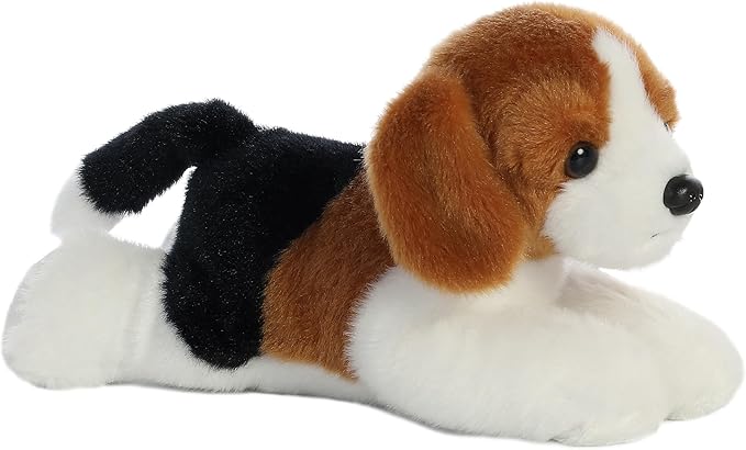 Aurora® Adorable Mini Flopsie™ Homer™ Stuffed Animal - Mini Companions Ready for Playful Adventures - for Kids All Ages, Toddlers, Adults, and Families - Brown 8 Inches