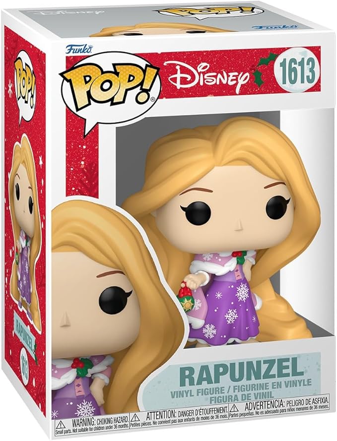 Funko Pop! Disney: Princess Holiday - Rapunzel - Disney Princesses - Collectable Vinyl Figure - Gift Idea - Official Merchandise - Toys for Kids & Adults - Disney/Pixar Fans