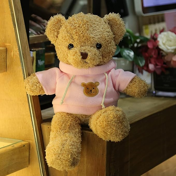 11.8 inches Teddy Bear Stuffed Animals Soft Plush Cute Teddy Bear Doll for Boys Girls (Pink)