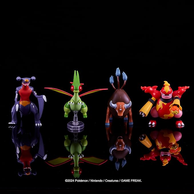 Pokemon Battle Feature Figure 4 Pack - Features Four 4.5-Inch Battle Ready Figures