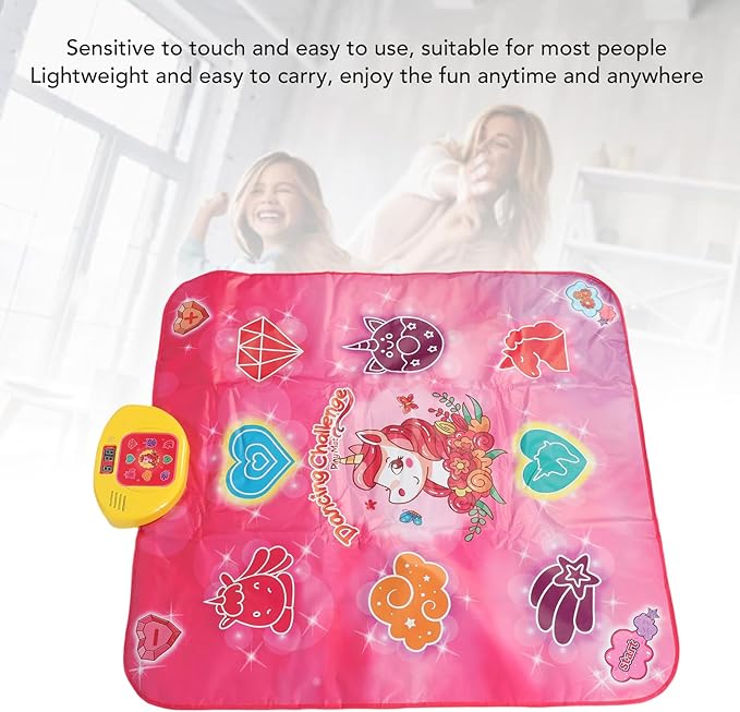Dance Mat, Electronic Dance Mat Toys PE PP ABS Material Multifunctional Touch Sensitive Dances Pad for Kids Home School Entertainment