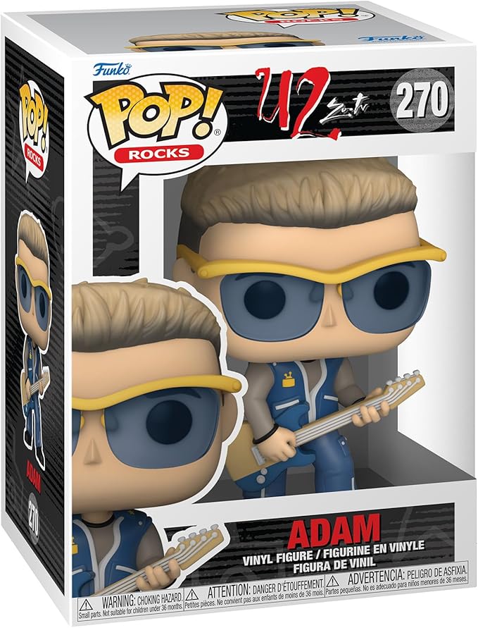 Funko Pop Rocks: U2 - Adam Clayton - Collectable Vinyl Figure - Gift Idea - Official Merchandise - Toys for Kids & Adults - Music Fans - Model Figure for Collectors and Display