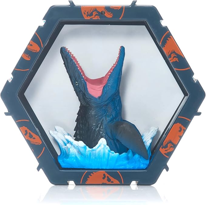 WOW! PODS World Camp Cretaceous Jurassic Character 2 SFX Triceratops | Light-Up Bobble-Head Figure with Sound Effects | Official Fallen Kingdom Merchandise, Toys and Gifts for Boys and Girls, Aged 5