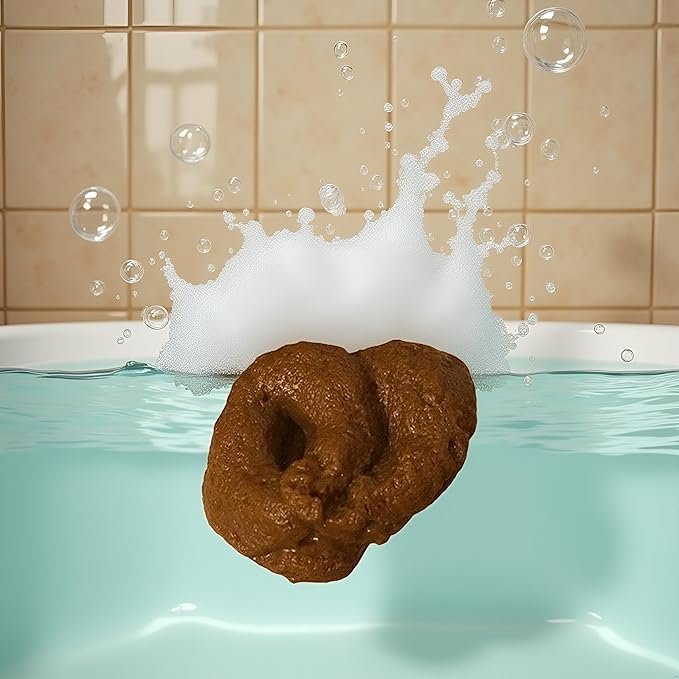 Realistic Floating Fake Poop Toy - April Fools' Day Prank Gag Gift with Brown Proof Design | Hilarious Novelty Prank Supplies for Adults,Gag Gifts, Prank Party Accessories
