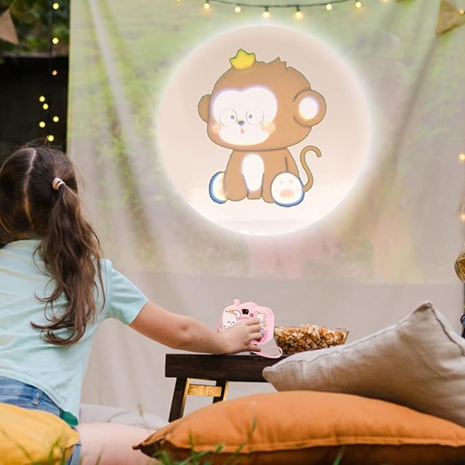 Camera Mini Projector With Animal - Indoor Kids Projector Camera | Educational Learning Projectorr Toys, Animal Image Projectors, Portable Night Light Projectors For Boys And Girls