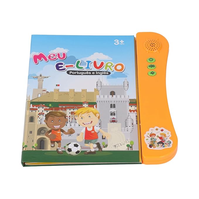 Bnineteenteam Interactive Sound Book for Portuguese English Bilingual Children,