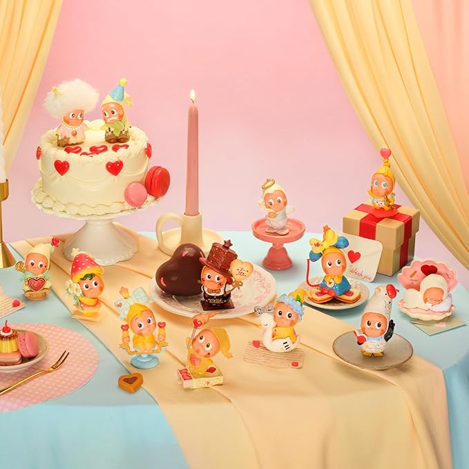 POP MART Twinkle Twinkle Crush On You Series Blind Box Figures, Collectible Toys Home Decorations, Holiday Birthday Gifts for Girls and Boys, Single Box