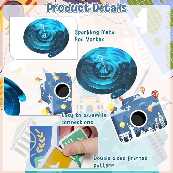 36pcs Travel Themed Hanging Swirl Decorations Let The Adventure Begin Bon Voyage Decor Farewell Retirement Themed Party Streamers Supplies Around The World Birthday Wedding Shower Party Decorations