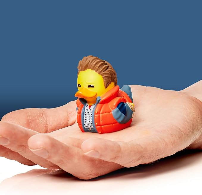 TUBBZ Mini Marty McFly Collectible Vinyl Rubber Duck Figure - Official Back to The Future Merchandise - Retro Action Movies & TV
