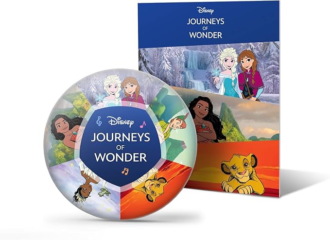 StoryShield for StoryPhones, Disney 100 Journeys of Wonder, Screen-Free Audio Disk with Six Relaxing Ambient Sounds from Disney Stories (Looping)