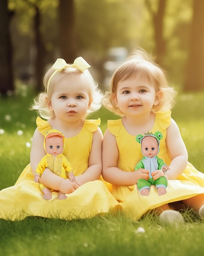 Doll Clothes,12 inch Baby Doll Clothes[6 Sets Animal Styling ] Valentine's Gift for 10/ 11 /12 inch Baby Girl&Boy Dolls