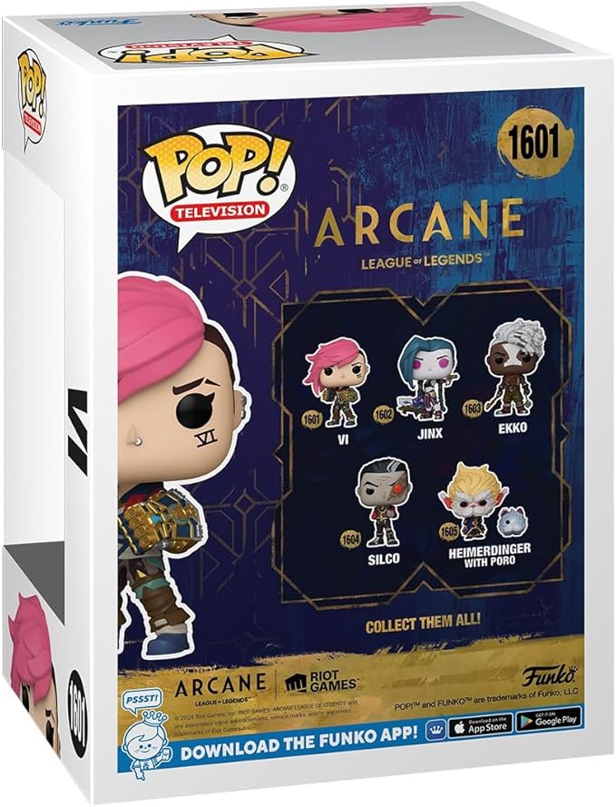 Funko POP TV: Arcane LOL - Vi - Arcane: League of Legends - Collectable Vinyl Figure - Gift Idea - Official Merchandise - for Kids & Adults - TV Fans - Model Figure for Collectors and Display