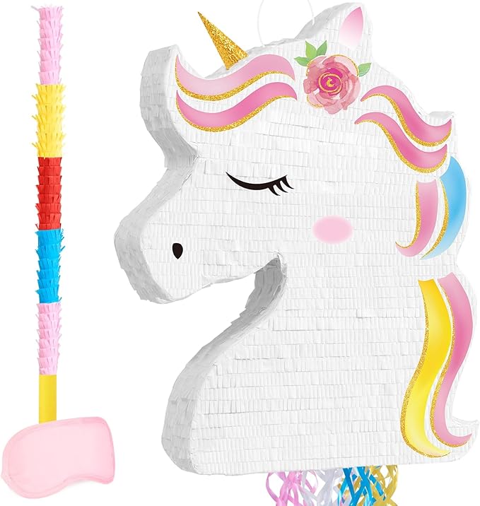 WERNNSAI Unicorn Large Piñata - Birthday Party Supplies 52 * 40cm