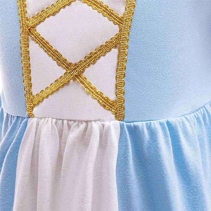 Dressy Daisy Toddler Little Girls Princess Dress Medieval Renaissance Outfit Accessories Everyday Casual Playwear Size 2-12