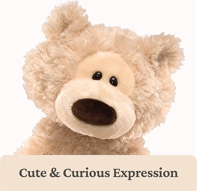 GUND Philbin Classic Teddy Bear, Premium Stuffed Animal for Ages 1 and Up, Beige, 12”