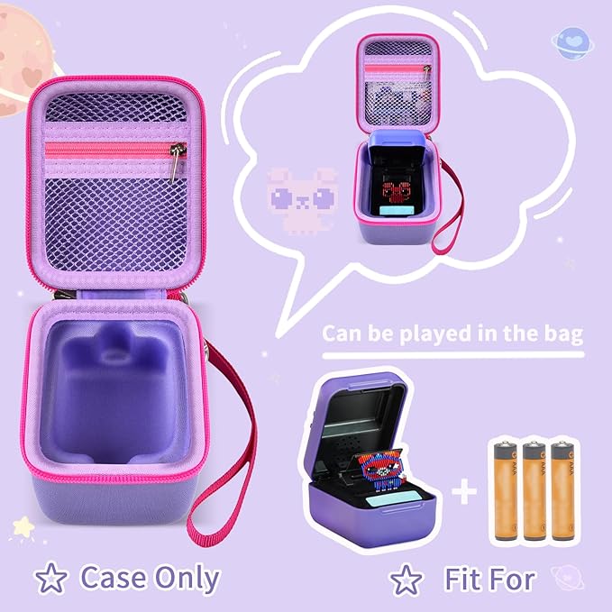 Case for Bitzee Interactive Toy Digital Pet and Case + Kids Camera Case Compatible with TOZDTO Instant Print Camera