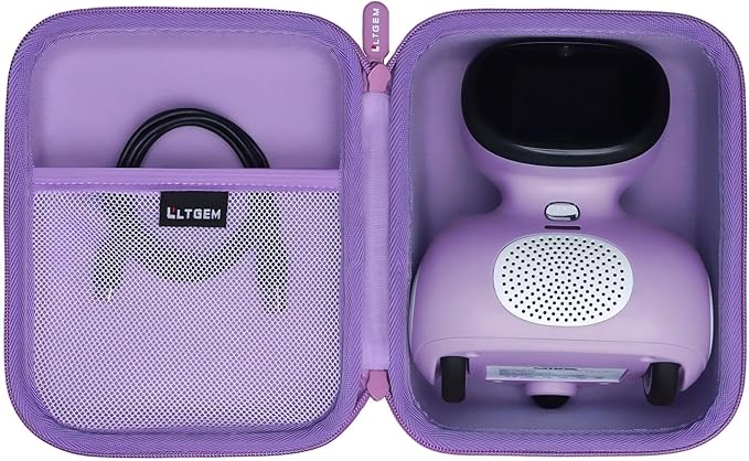 LTGEM Case Compatible with Miko Mini AI Robot for Kids, Purple(Case Only)