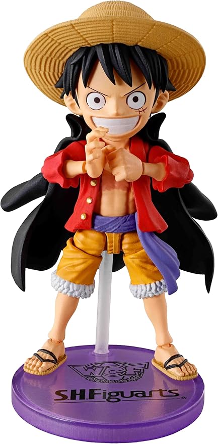 Bandai- World Collectible Figure x S.H.Figuarts One Piece Monkey D. Luffy Figure